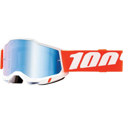 Μάσκα μηχανής motocross 100% ACCURI2 SEVASTOPOL - MIRROR BLUE